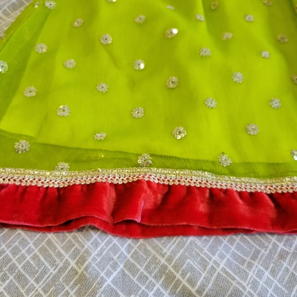 Pakistani/indian outfit - toddler girl 2T or 3T - size 18 - Picture 7 of 11